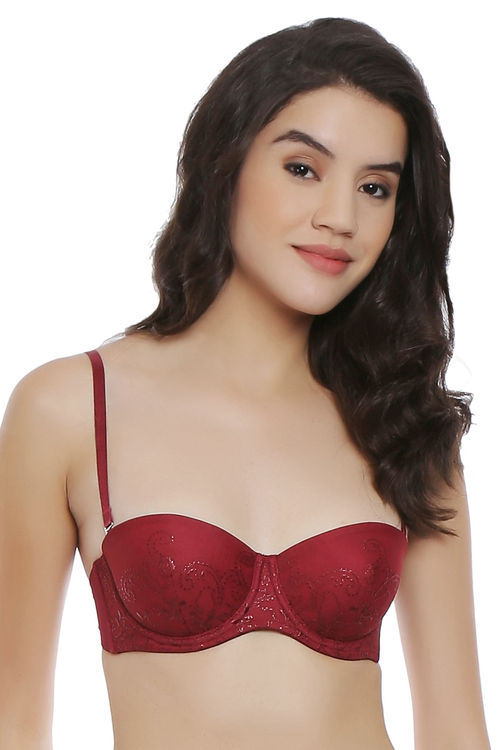 Buy Amante Christmas Collection Fashion Bra - Red Online