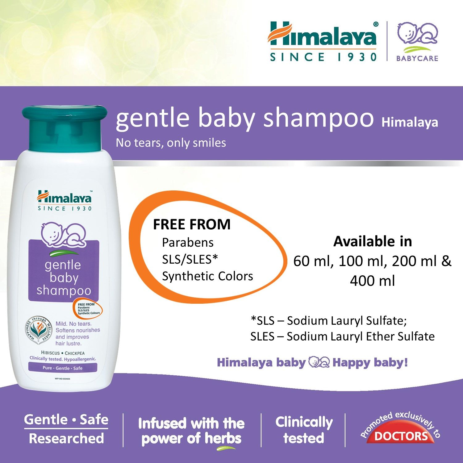 gentle baby shampoo