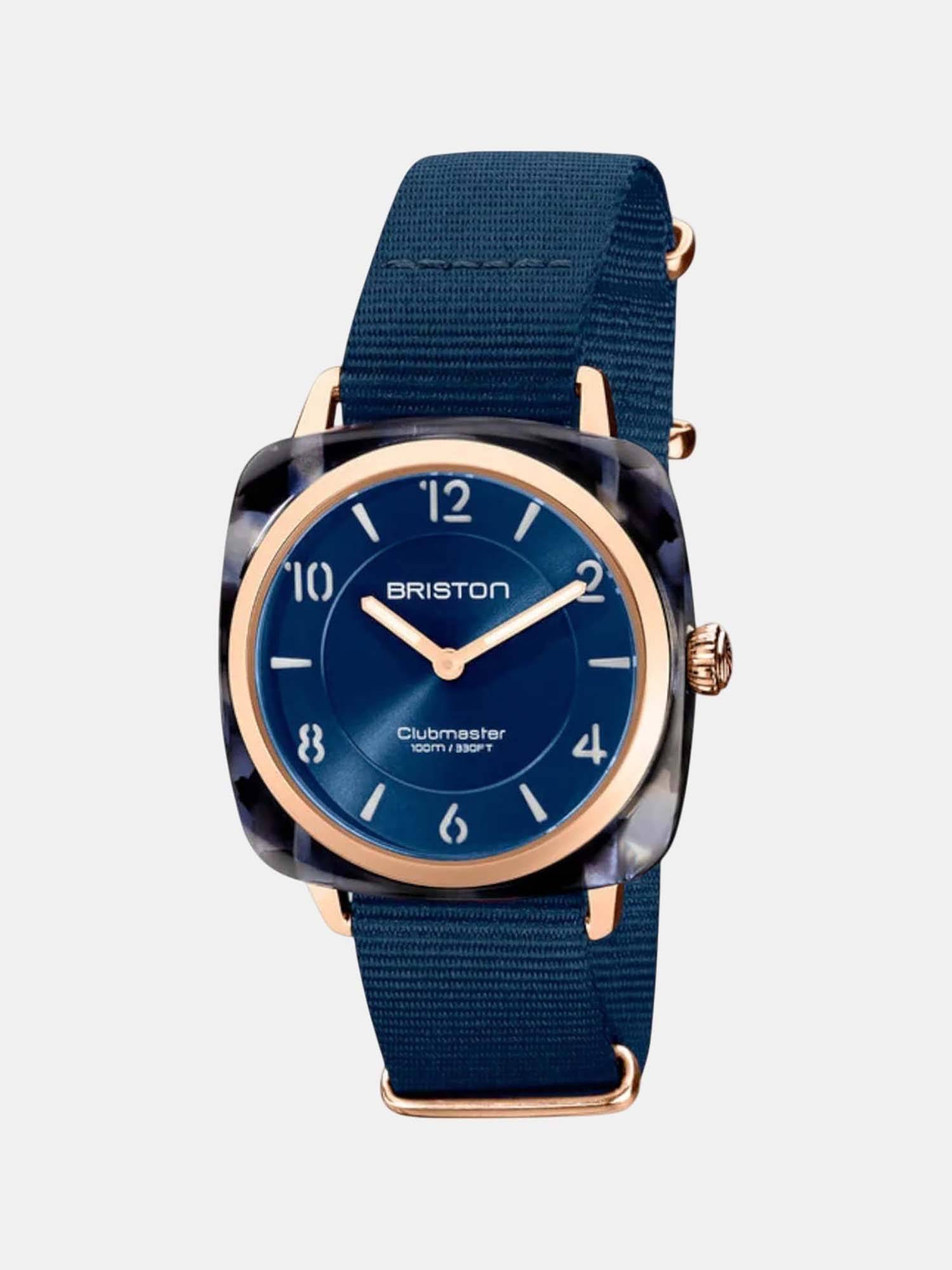 Briston Clubmaster Chic Women Quartz Blue Dial Analog Watch 21536.Praub.33.Nmb