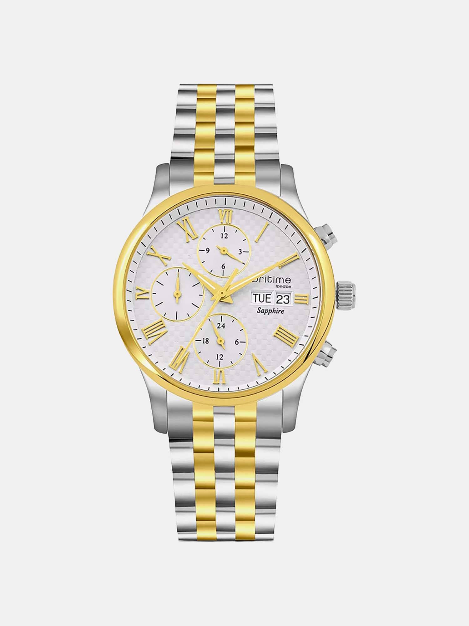 Britime Imperion Men Automatic White Dial Analog Metal Watch 247-M11404