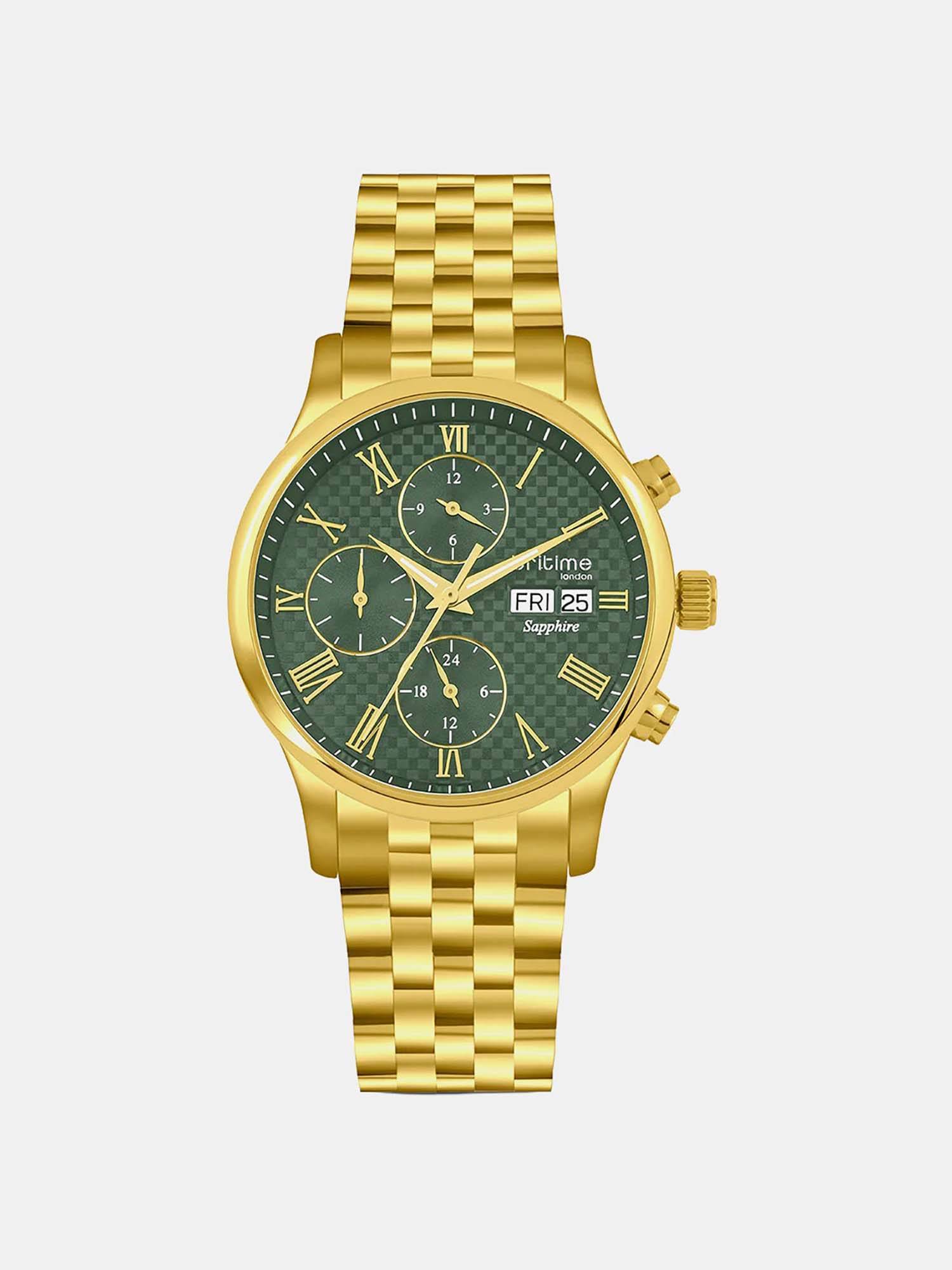 Britime Imperion Men Automatic Green Dial Analog Metal Watch 247-M21402