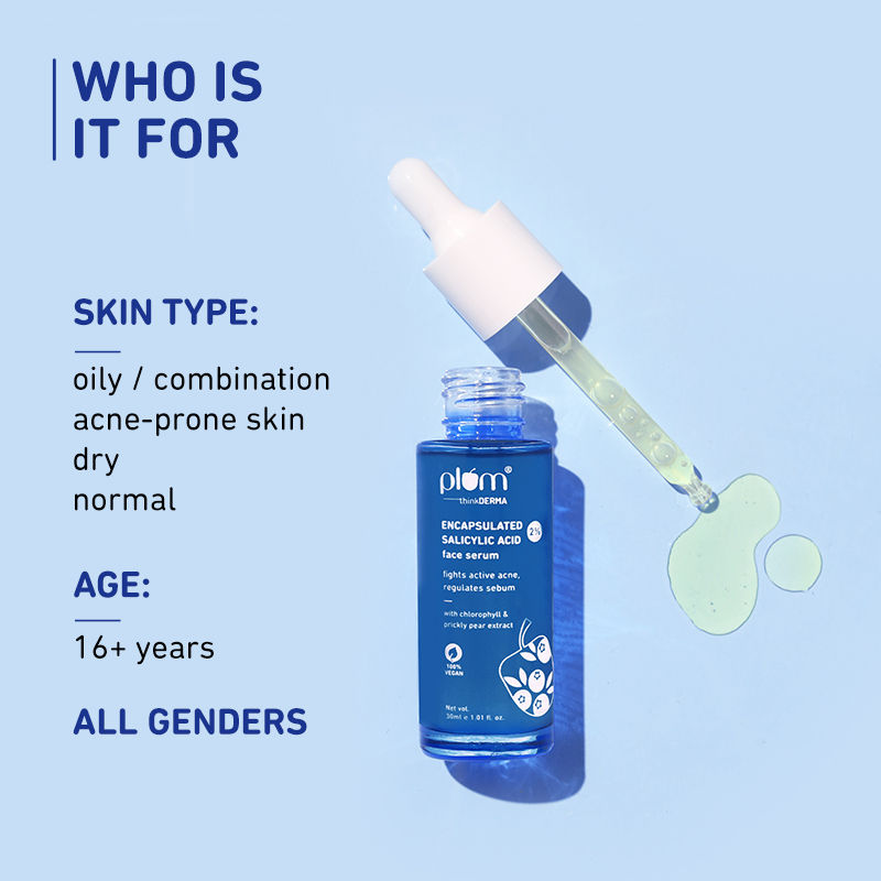 Plum Thinkderma 2 Encapsulated Salicylic Acid Face Serum Buy Plum