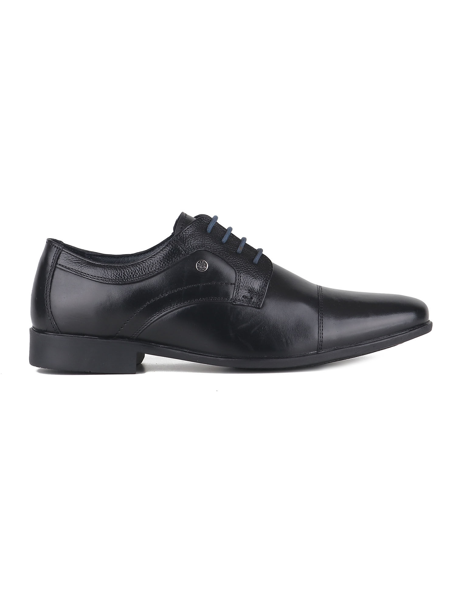 Buy Red Chief Black Leather Formal Derby Shoes Online