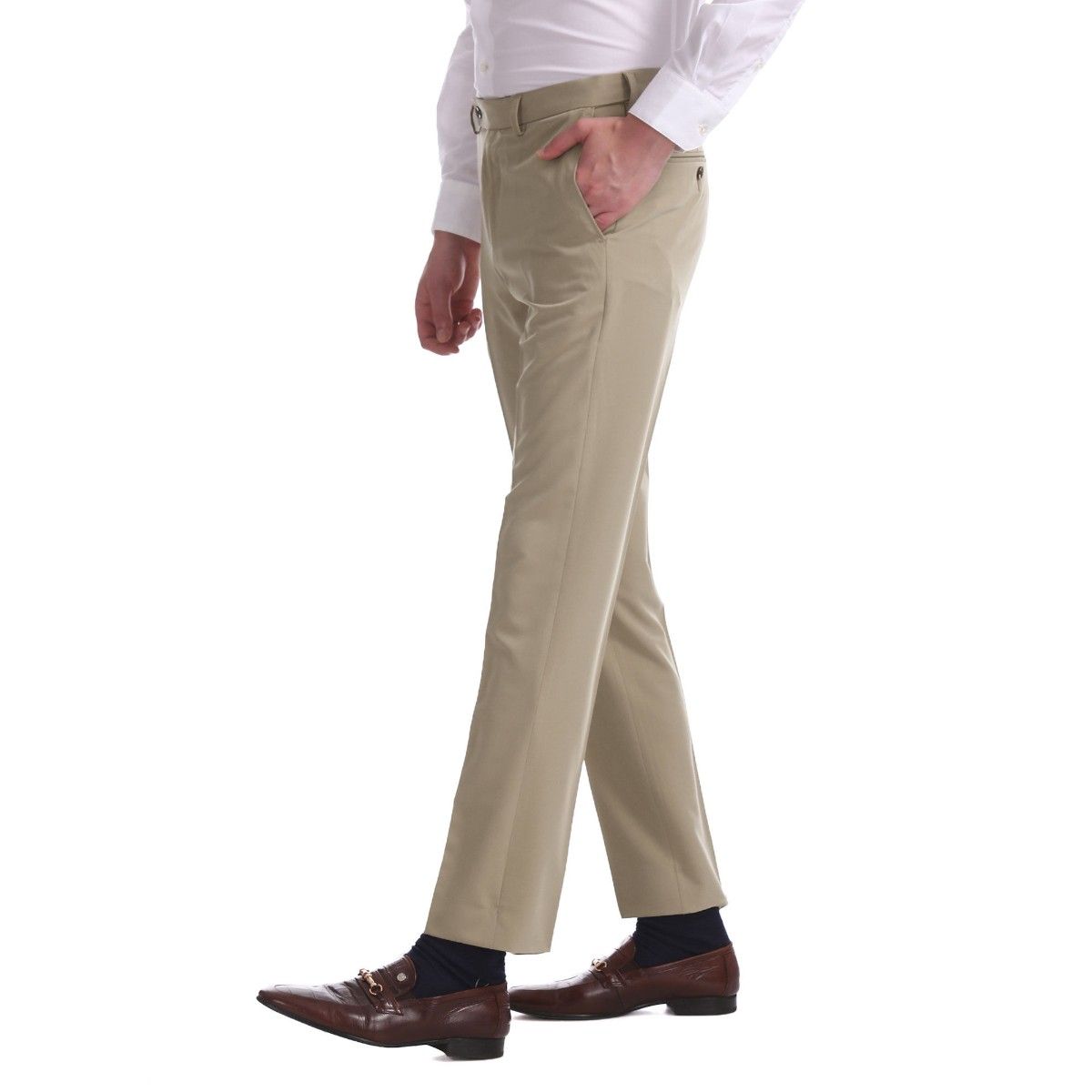 ARROW Solid Tapered Fit Women's Trousers (Beige) in Hyderabad at best price  by 4me Mens Wear - Justdial