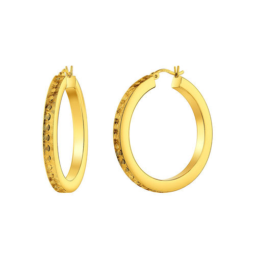 Jewelers 9ct Gold Big Hoop Earrings Buy MISS JO Egyptian