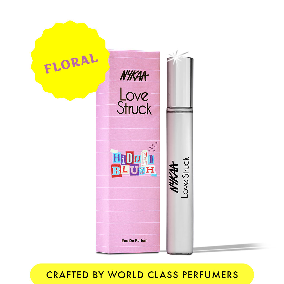Nykaa Love Struck Hidden Blush Floral Mini Travel Size Perfume & Jasmine & Frangipani for Women