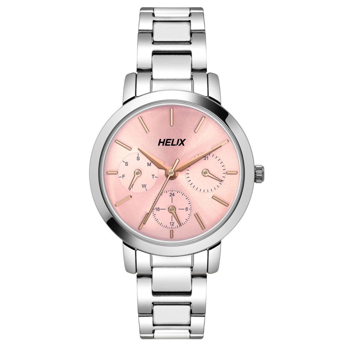 Helix Analog Mother of Pearl Dial Men's Watch-TW027HG05 : Amazon.in: Watches