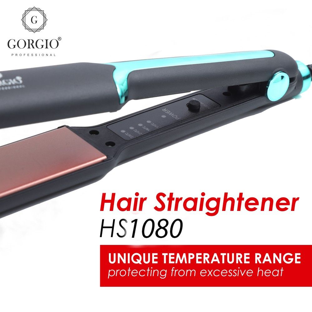 Women's 2-in-1 Hair Straightener and Curler Iron Machine (Pink)