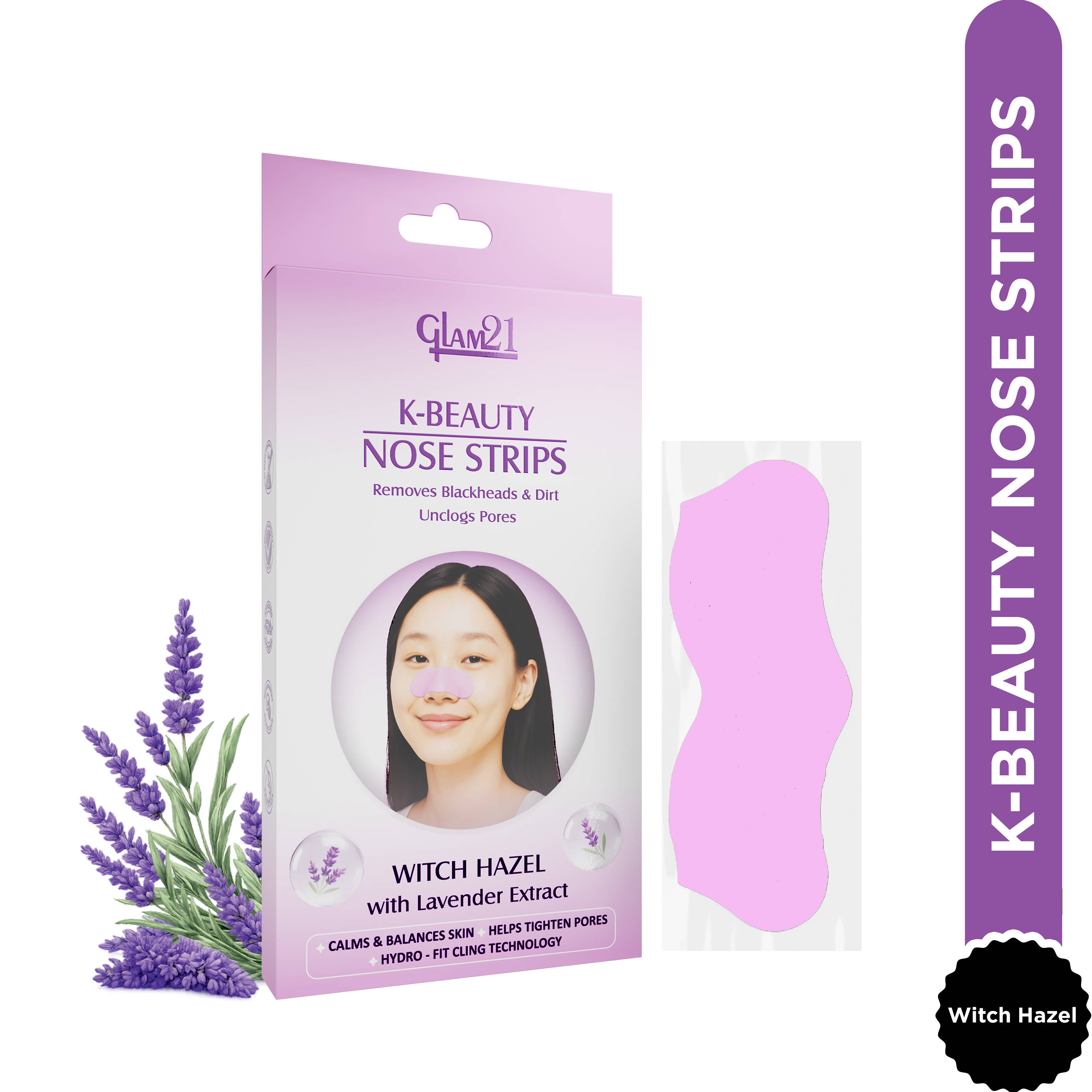 GLAM21 K-Beauty Nose Strips - Witch Hazel