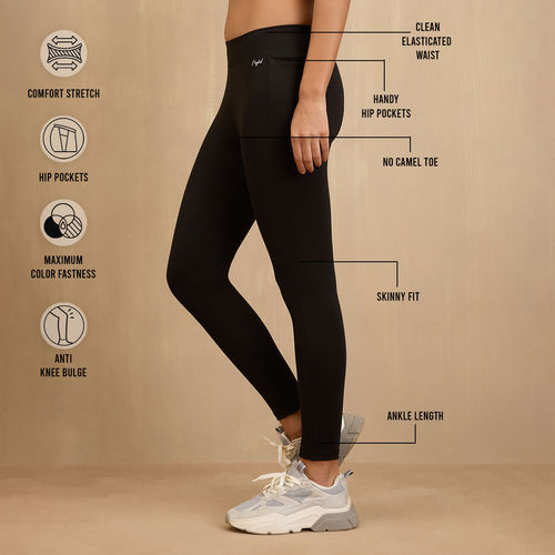 Cotton Leggings For Black Extra Long Leggings XFLWAM Women's