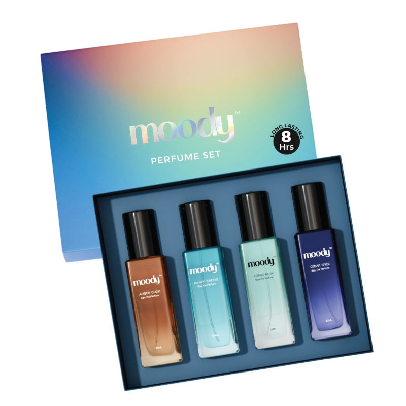 Buy Moody Premium Perfume Gift Set Of 4 For Men Long Lasting Eau de