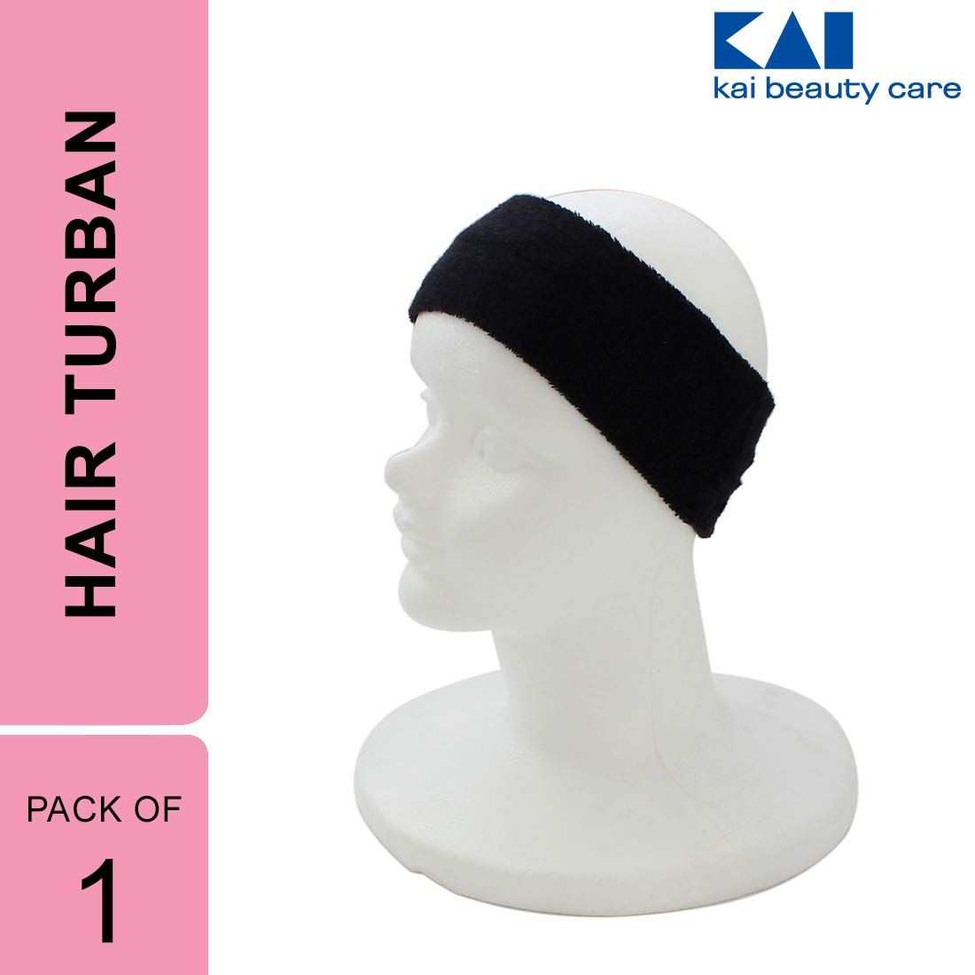 Kai 000HL0164 Hair Turban - Black