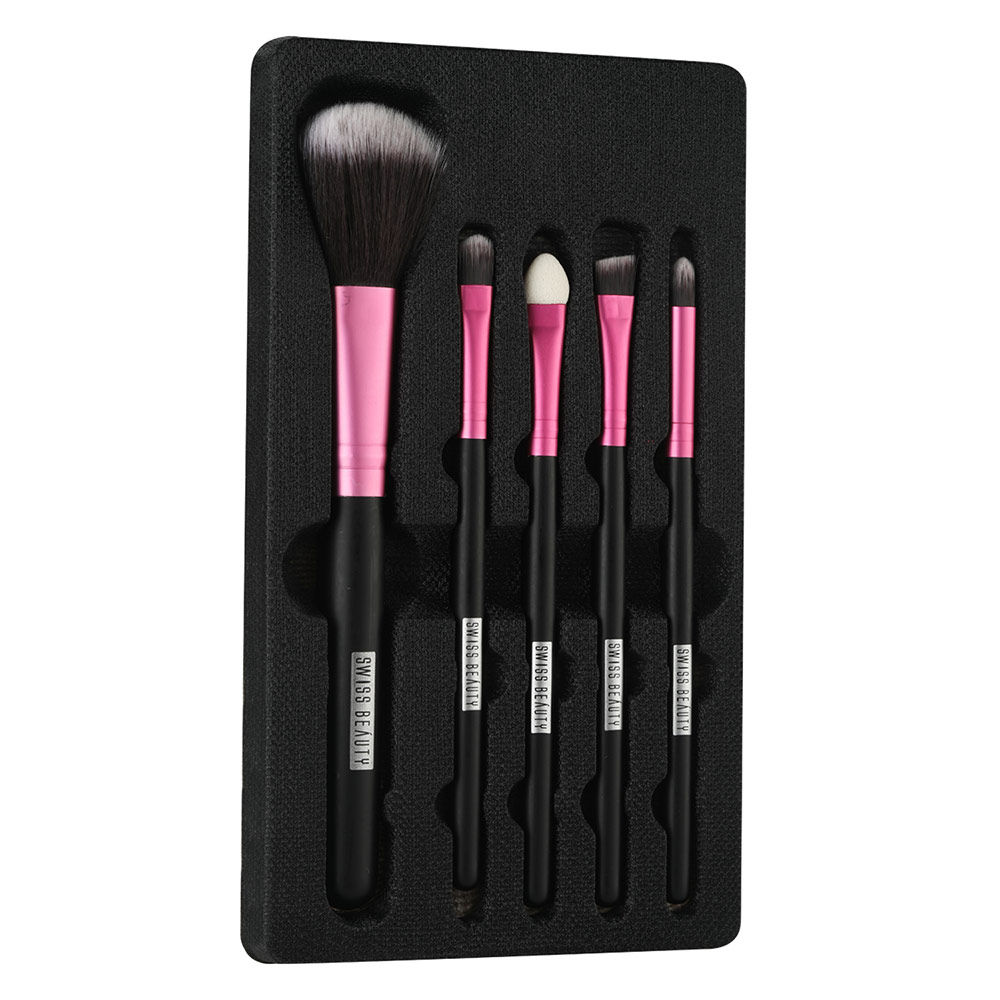 Swiss Beauty Makeup Brushes - Pink