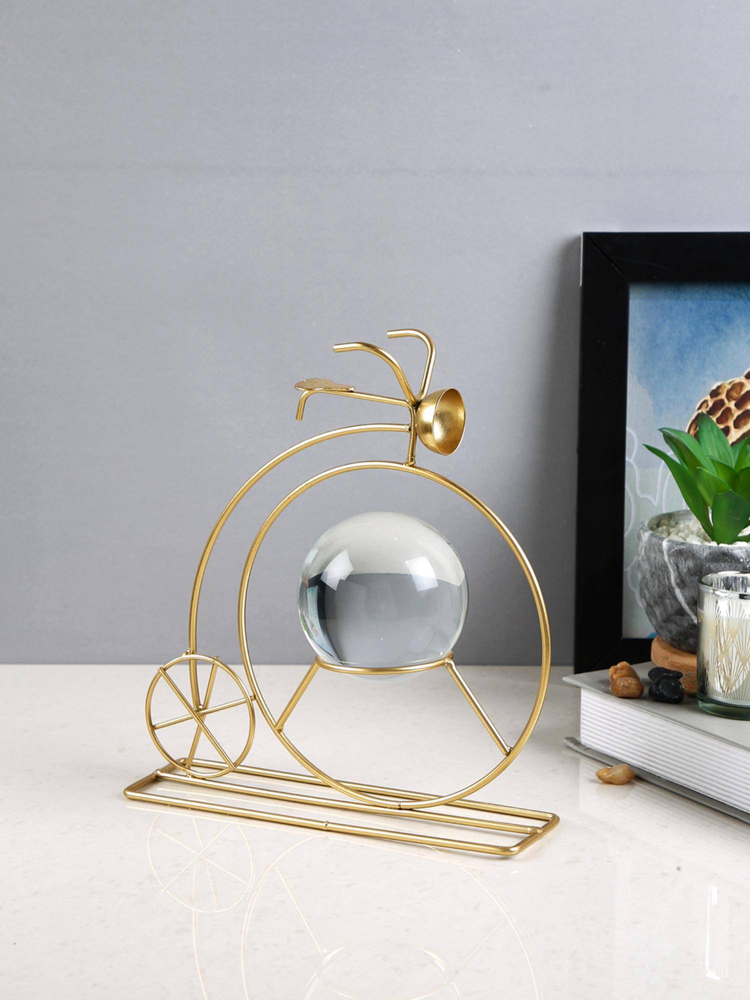Tayhaa Vintage Bicycle Crystal Figurine