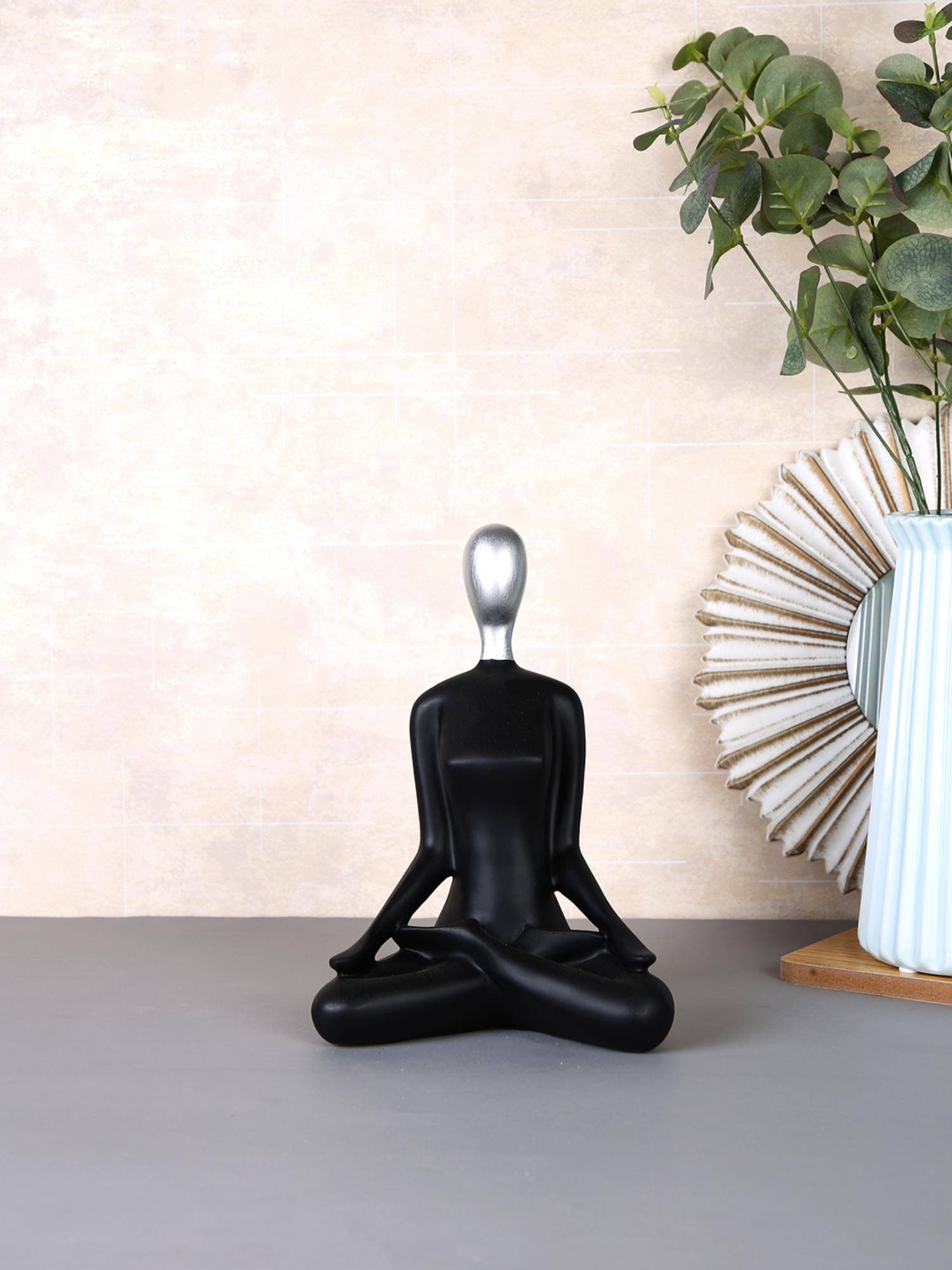 Tayhaa Resin Meditation Pose Figurine