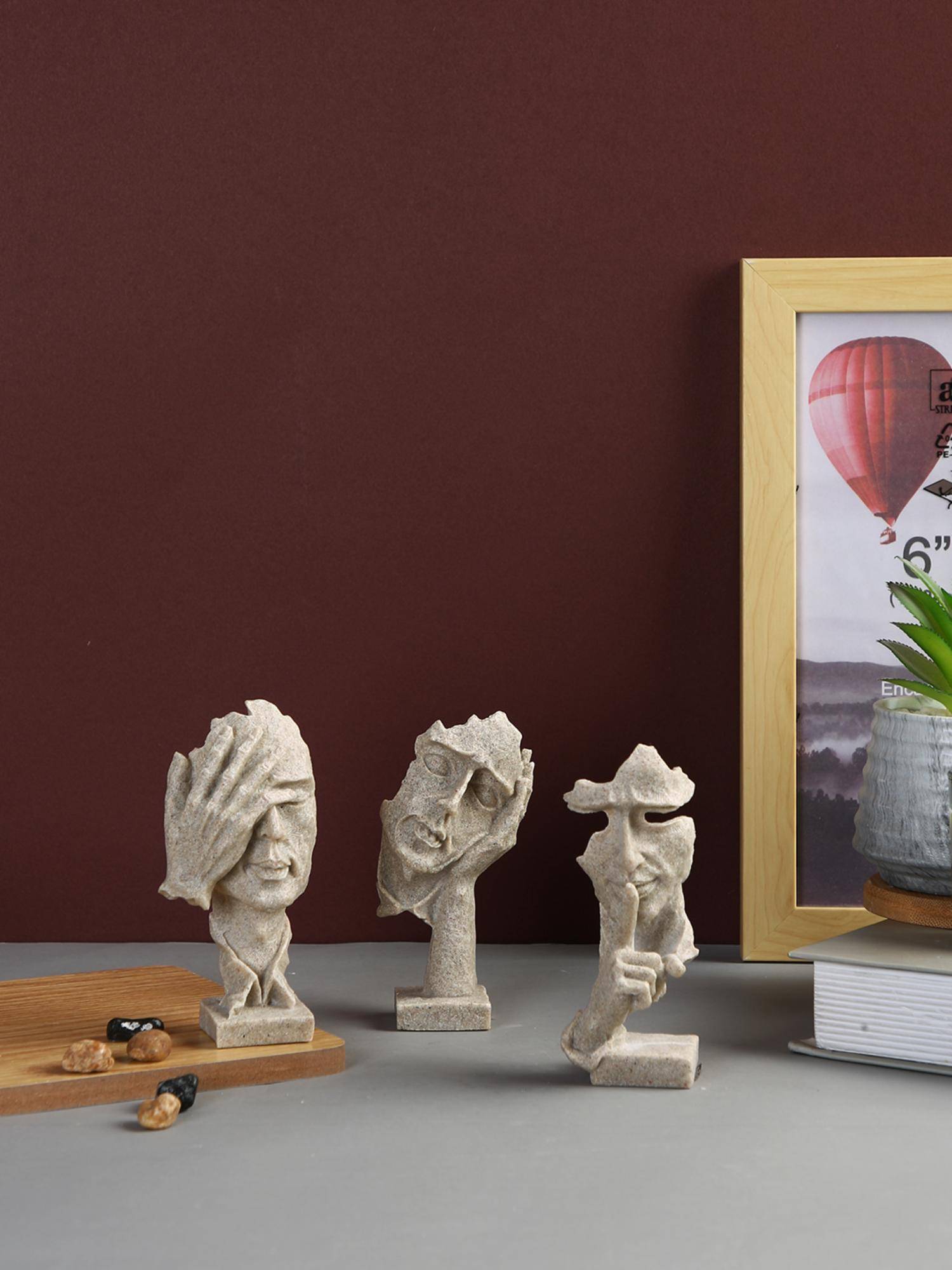 Tayhaa Abstract Expressions Resin Figurines