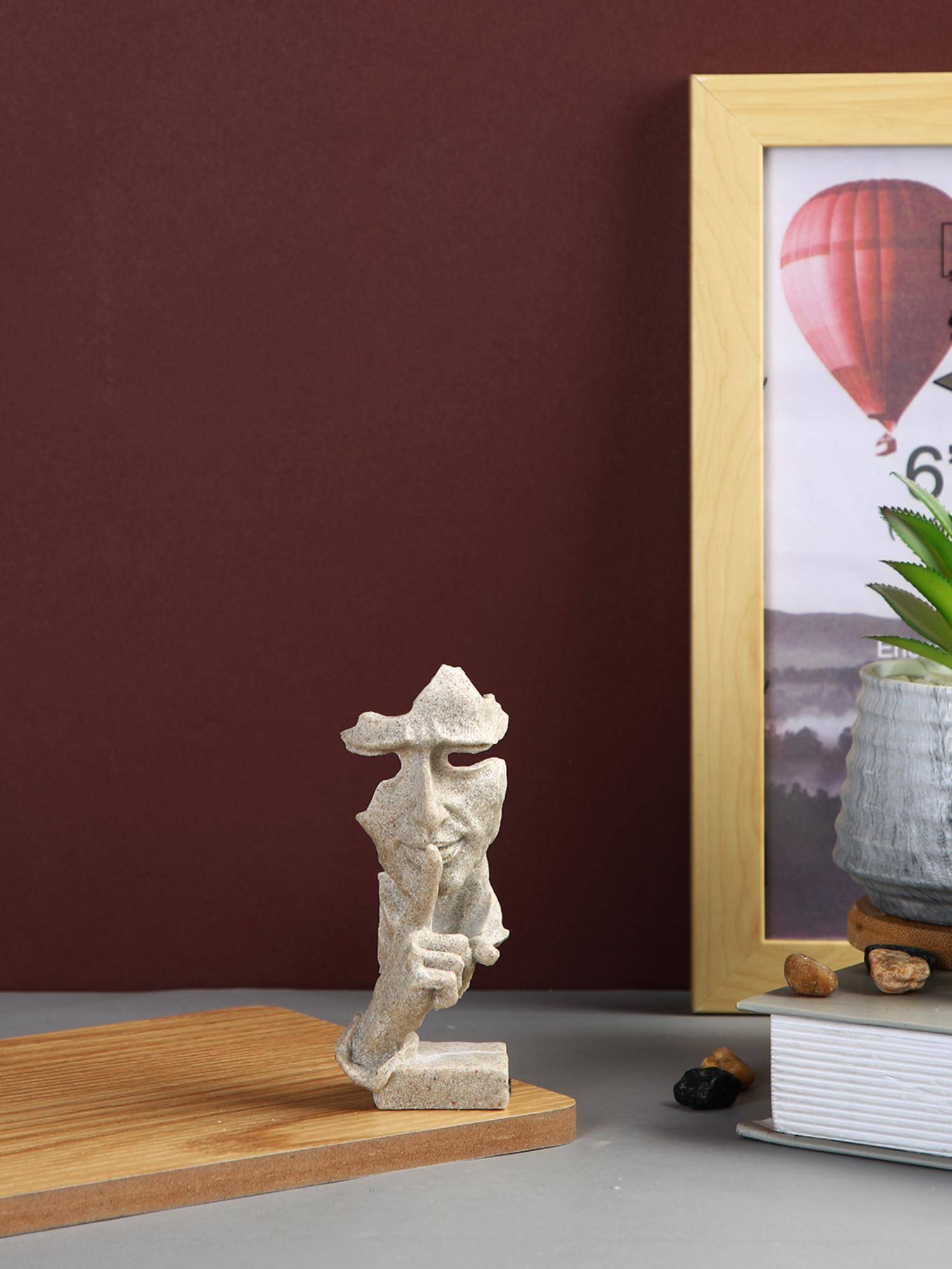 Tayhaa Silent Wisdom Face Figurine
