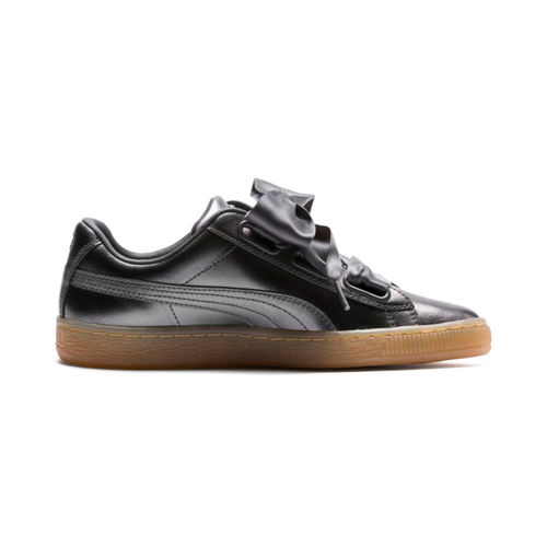 Buy Puma Basket Heart Luxe Women's Grey Sneakers Online