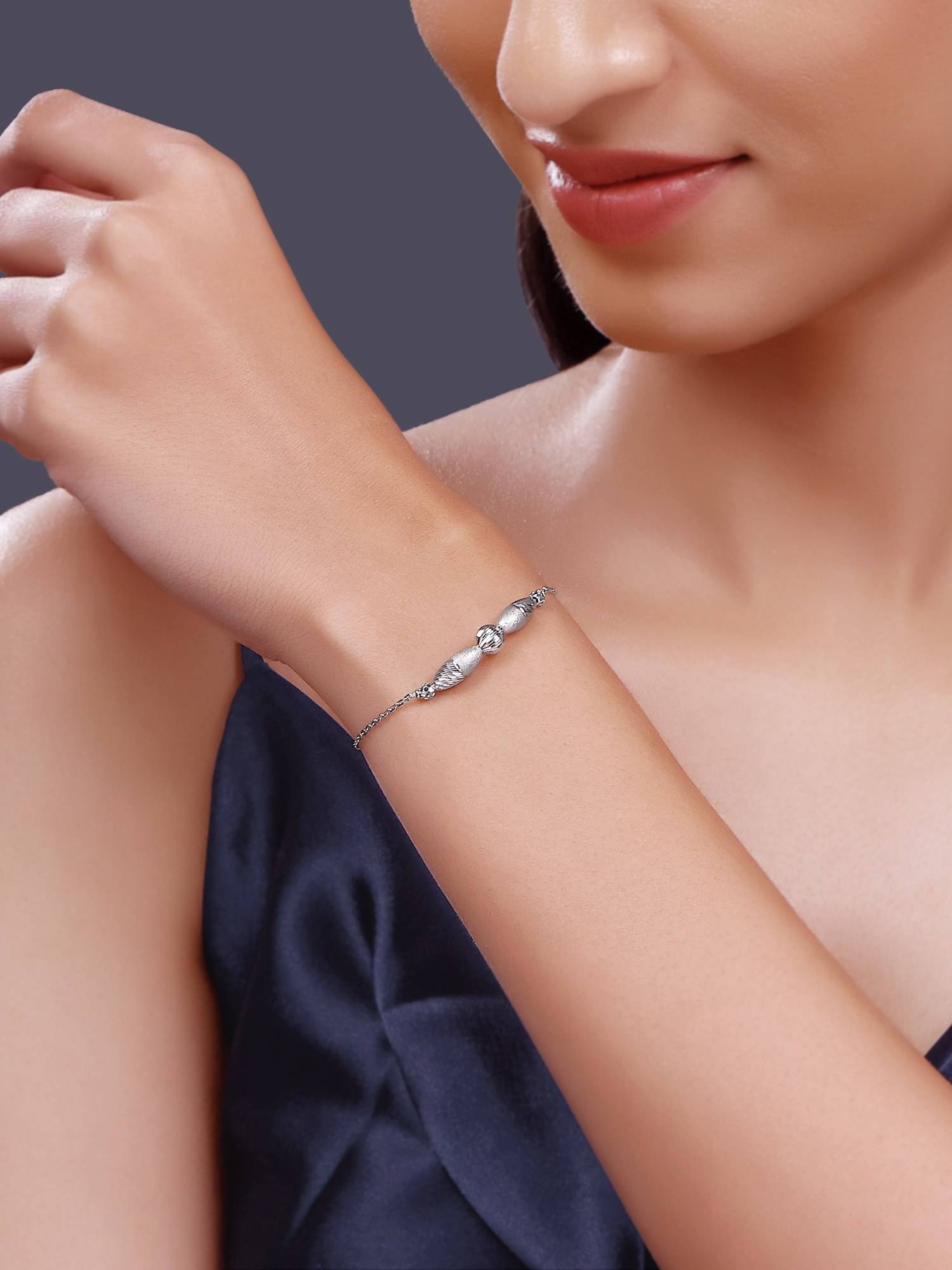 GIVA 925 Silver Rockabye Bracelet