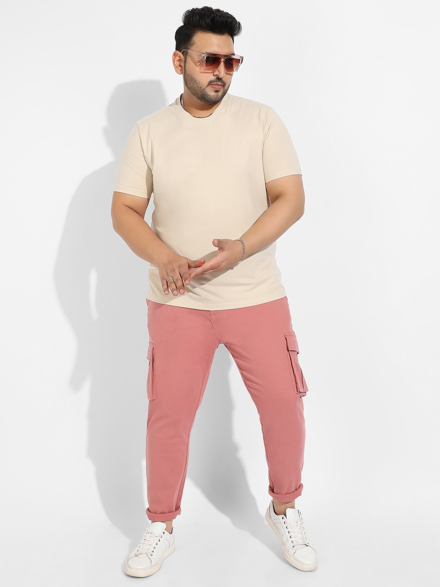 Women's Pink Cargo Trousers | H&M GB