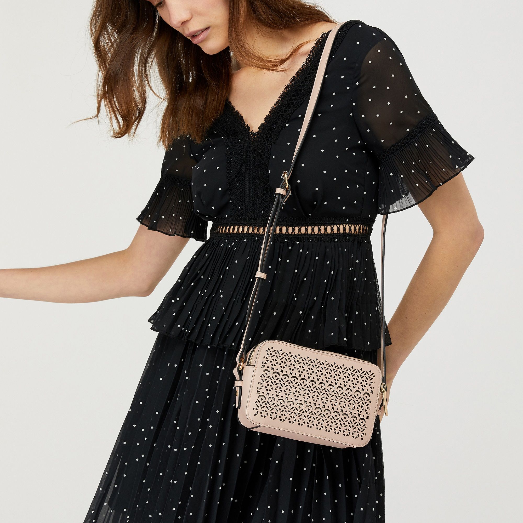 Accessorize London R Harvey Laser Cut Camera Bag Buy Accessorize