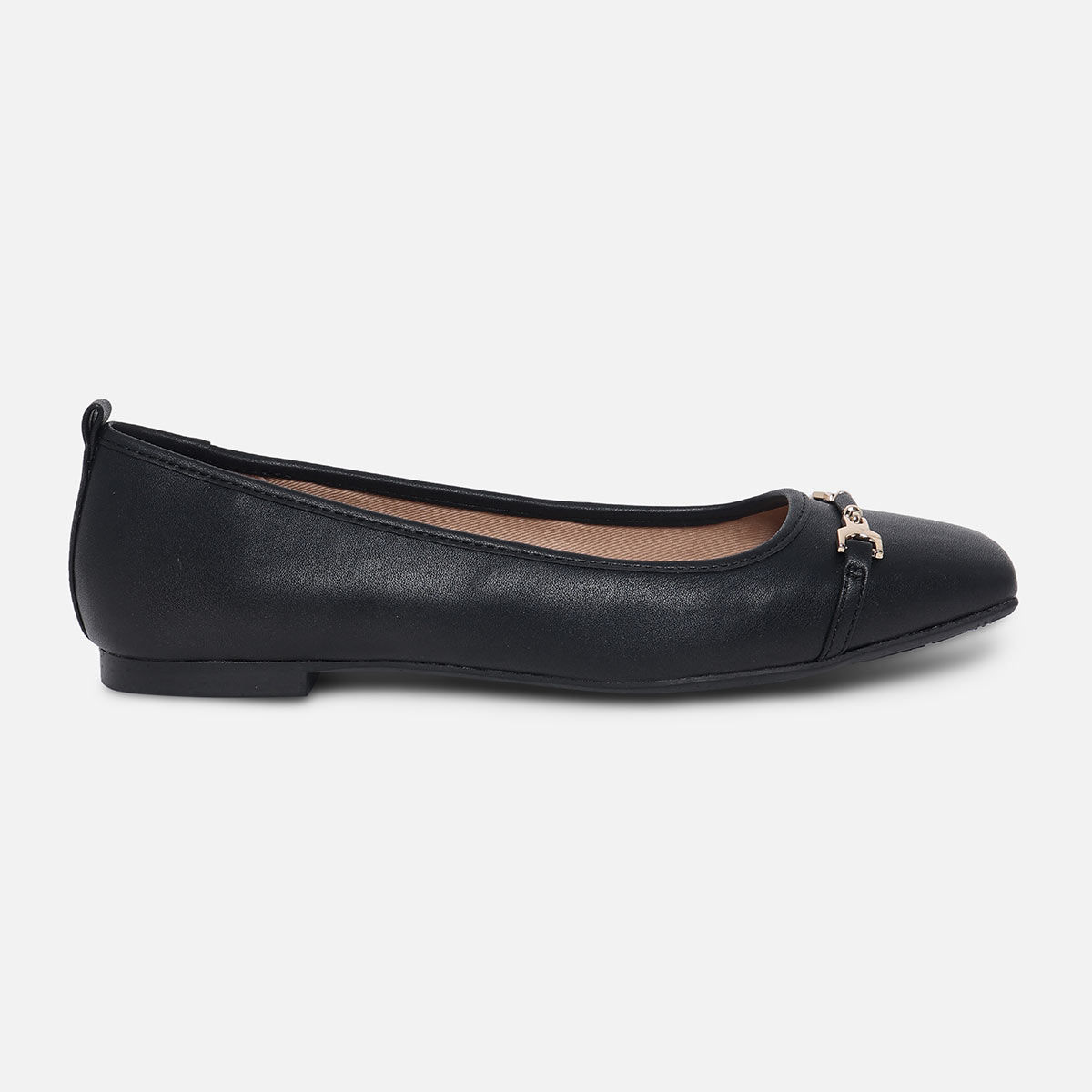 Aldo Ballad Synthetic Black Solid Ballerina: Buy Aldo Ballad Synthetic ...