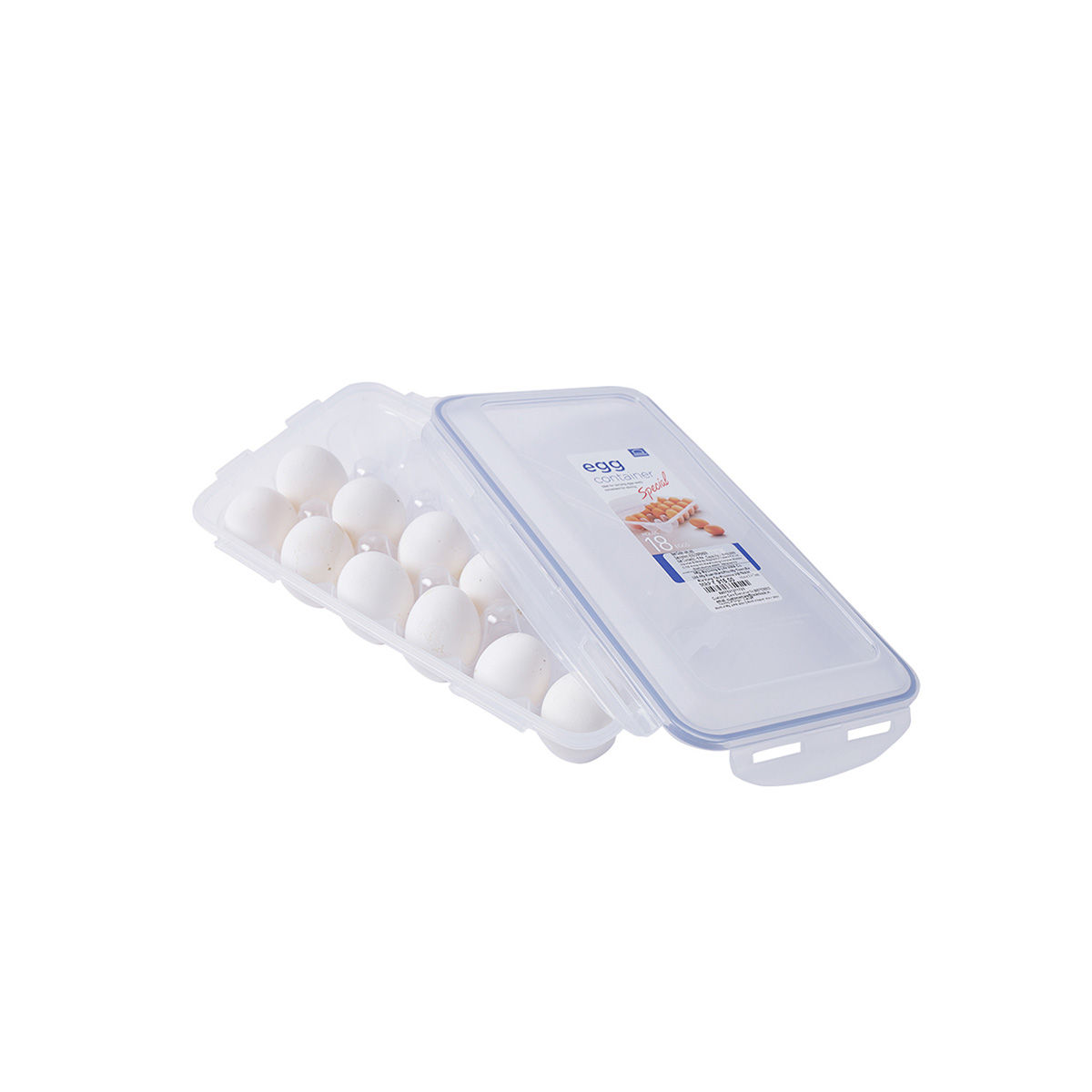 Lock & Lock Classic Plastic Airtight Egg Storage Container With Leak
