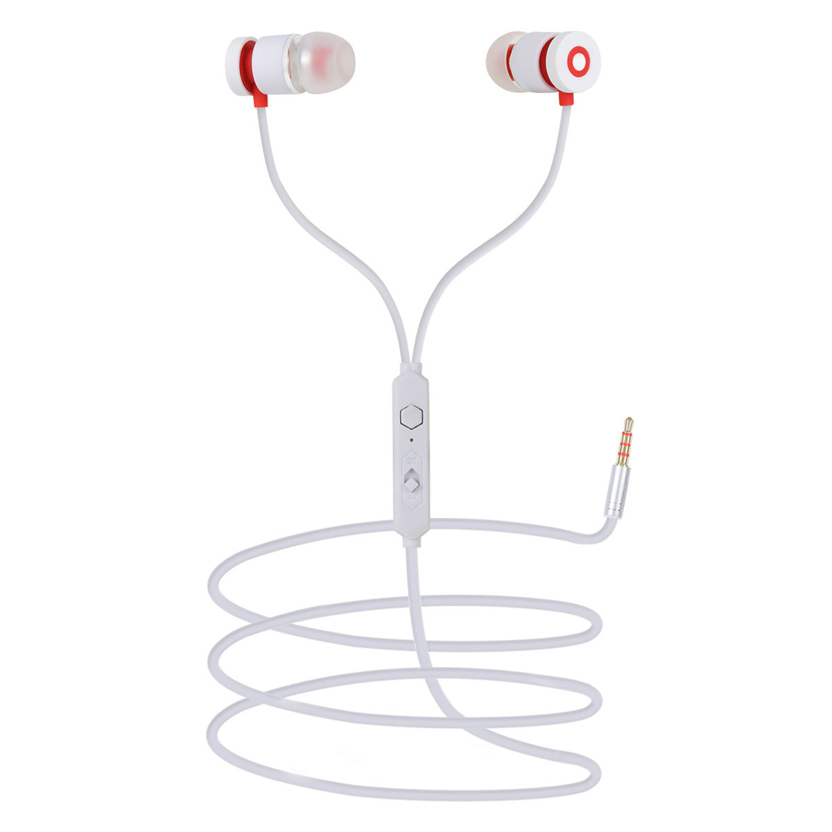 Swagme Bassboss IE004 in-Ear Wired Earphones with Mic (Red)