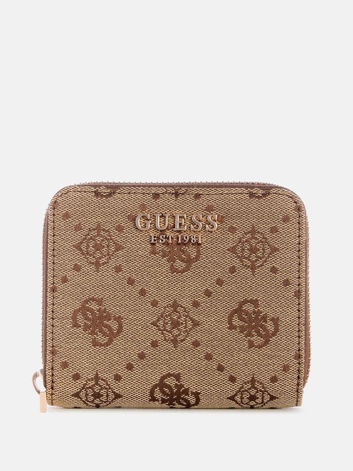 Guess Brown Woven Wallet
