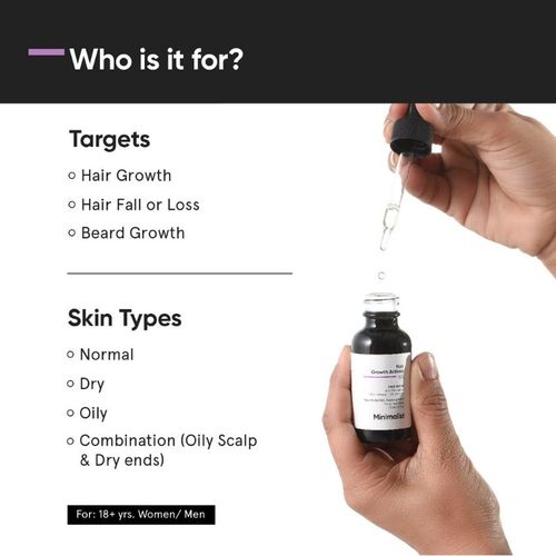 Minimalist 18% Hair Growth Actives Hair Serum For Reducing Hairfall &  Growth: Buy Minimalist 18% Hair Growth Actives Hair Serum For Reducing  Hairfall & Growth Online at Best Price in India | Nykaa