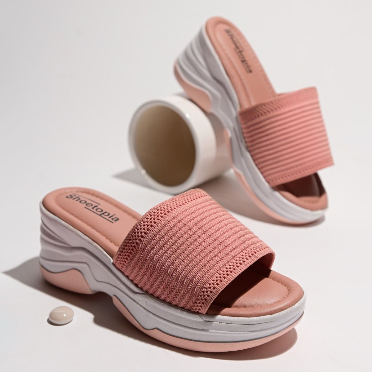 Shoetopia Women Pink Embellished Sandals Buy Shoetopia Women Pink