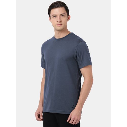 Men's Super Combed Cotton Rich Solid Round Neck Half Sleeve T-Shirt