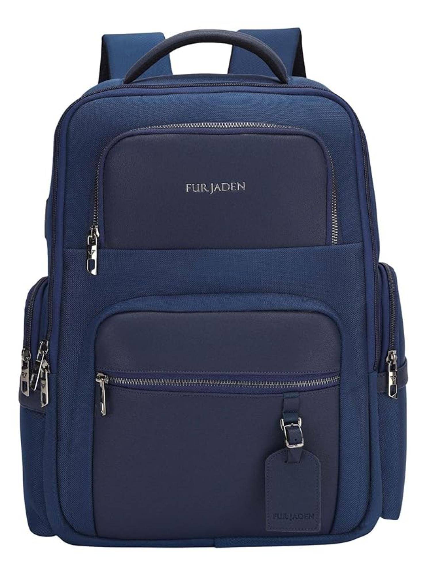 FUR JADEN 15.6 Inch Laptop Navy Blue Backpack (M)