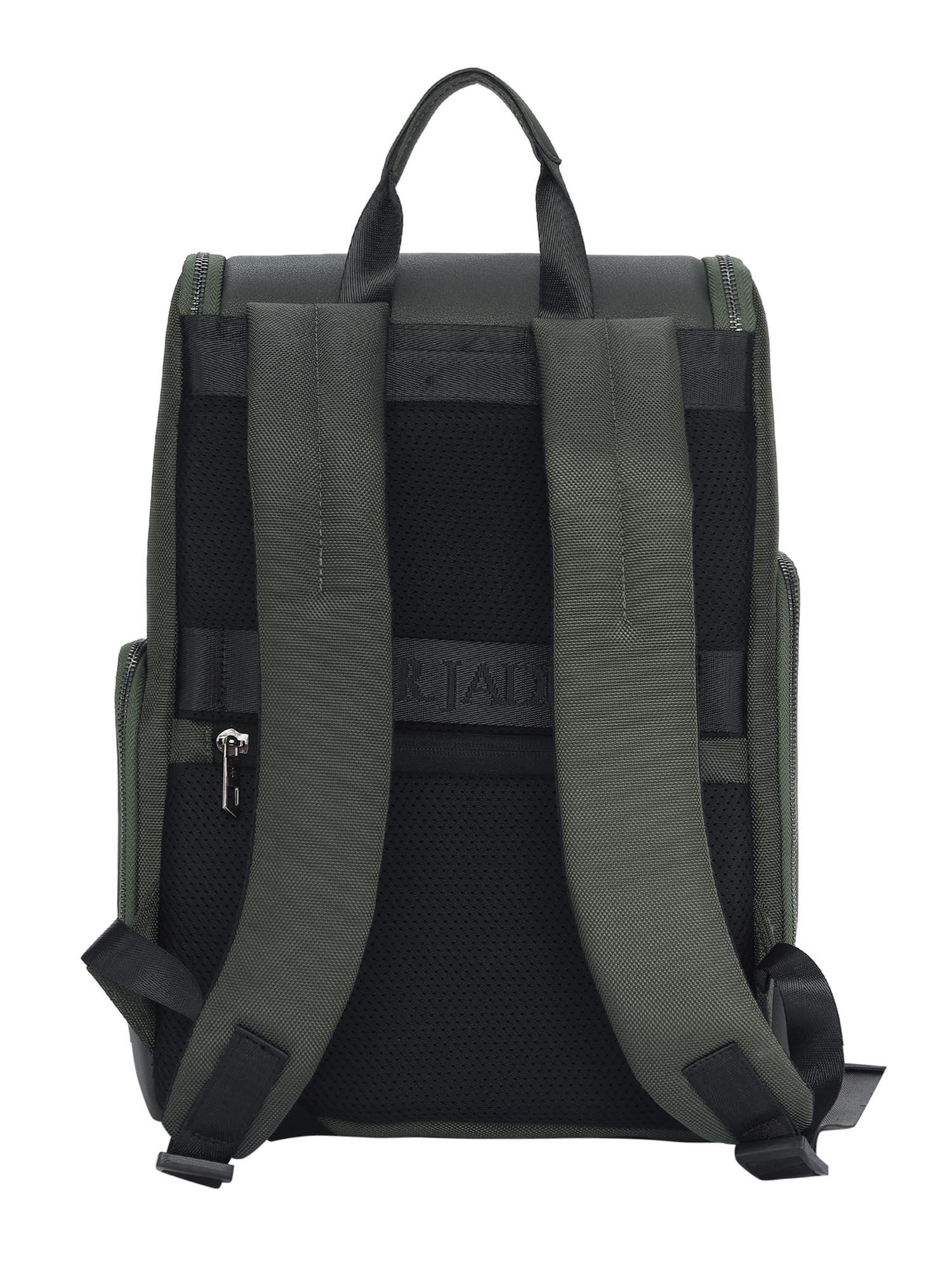 Buy FUR JADEN 14 Inch Structured Laptop Green Backpack (M) Online