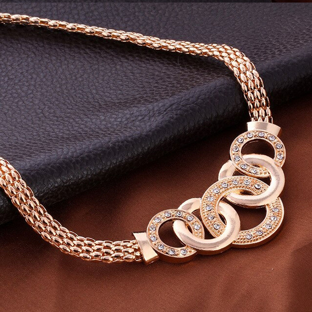 Buy Gold Plated Paperclip Chain Link Necklace Bracelet Gold Online in India   Etsy