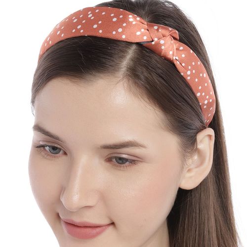 Blueberry Bronze Knot White Doted Hair Band: Buy Blueberry Bronze Knot  White Doted Hair Band Online at Best Price in India | Nykaa