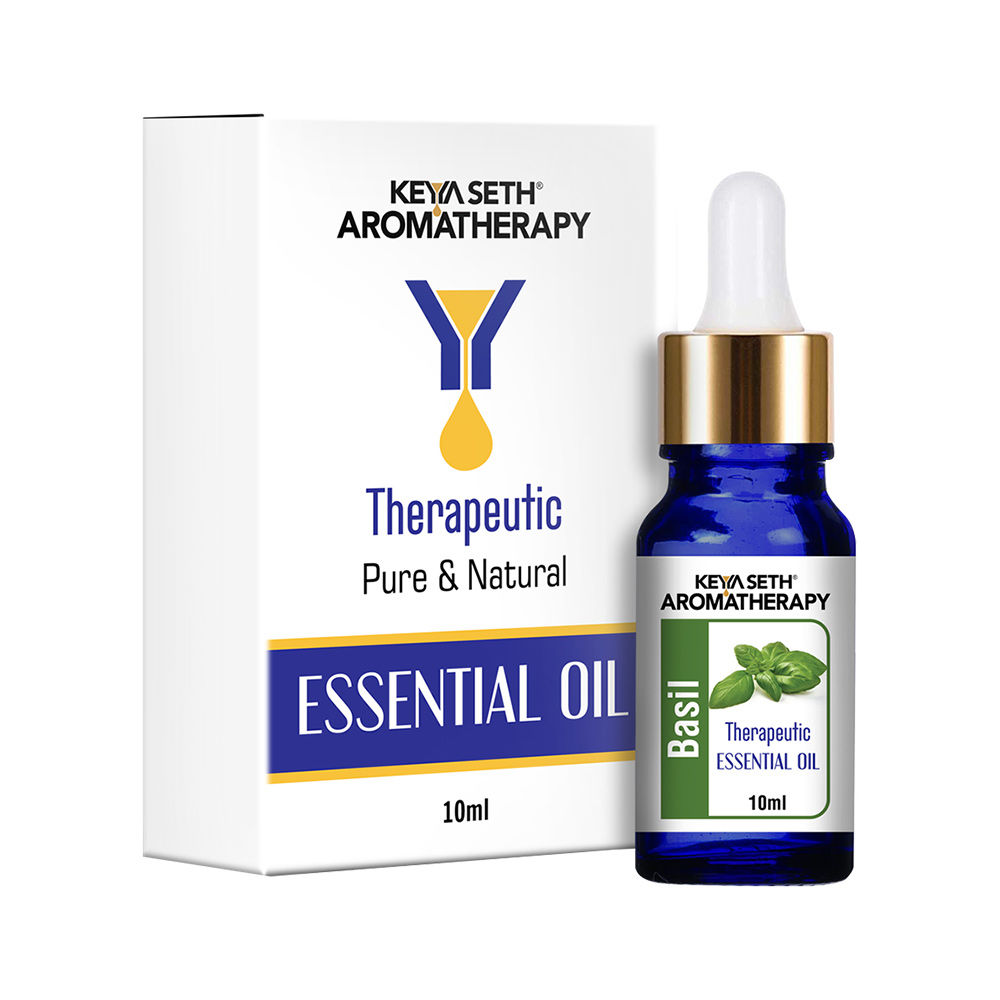 Buy Keya Seth Aromatherapy Basil Essential Oil Online