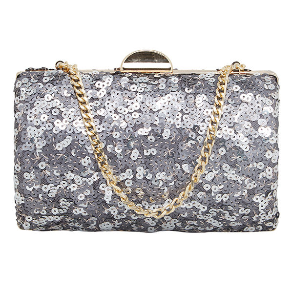 silver clutches online