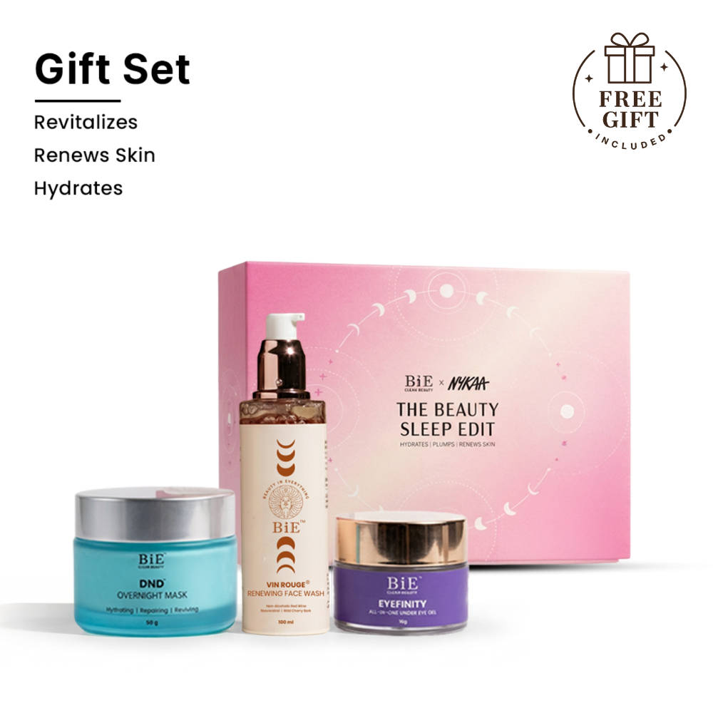 BiE The Beauty Sleep Edit - Hydrates, Plumps & Renews Skin Gift Set & Skincare Combo
