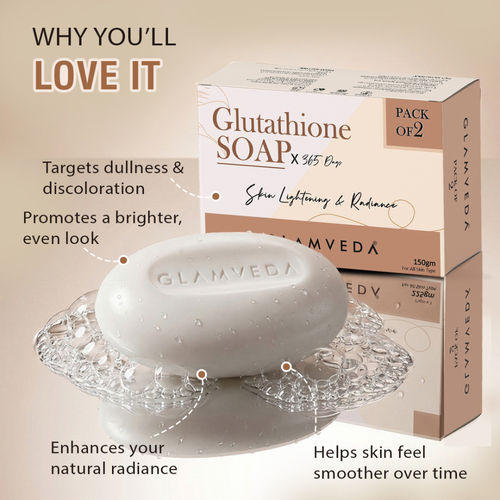 skin whitening soap glutathione Buy Glamveda Glutathione Skin Lightening & Whitening Soap