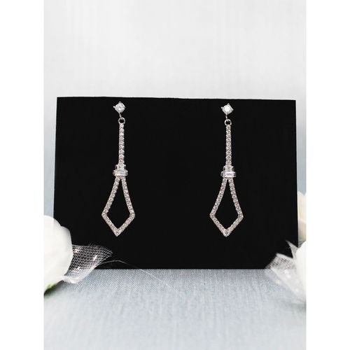 Buy Giva 925 Sterling Silver Spear Silver Earrings For Women(One