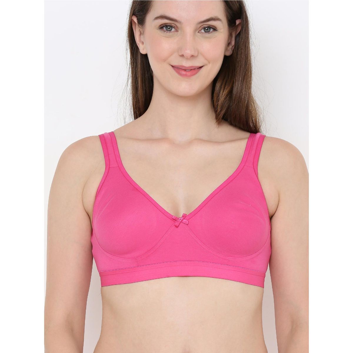 Buy Berry S Intimatess Pink Grey Double Layered Moulded Non Wired