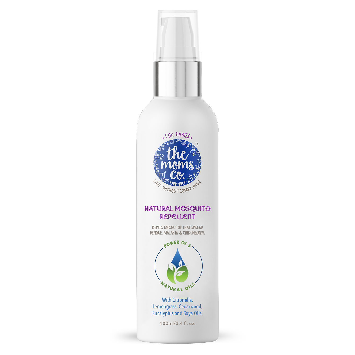 The Moms Co. Natural Mosquito Repellent For Babies Spray
