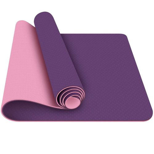 Buy Strauss TPE Eco Friendly Dual Layer Yoga Mat, mm (Pink) Online