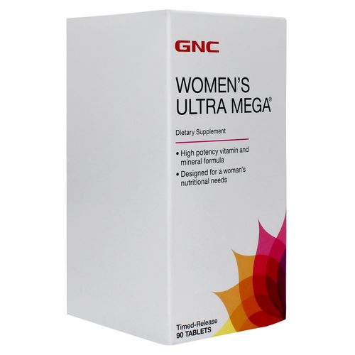gnc women s ultra mega timed release 90 tablets
