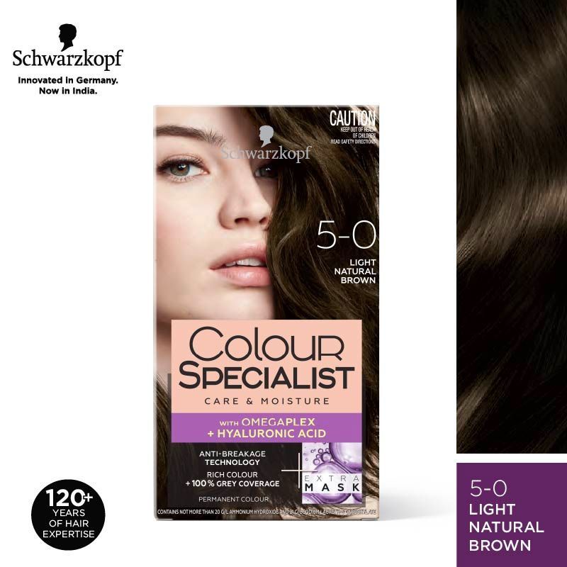 Schwarzkopf Colour Specialist Permanent Hair Colour  Light Natural  Brown: Buy Schwarzkopf Colour Specialist Permanent Hair Colour  Light  Natural Brown Online at Best Price in India | Nykaa