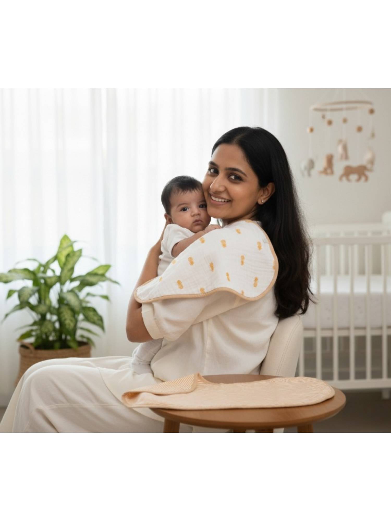 Masilo Organic Muslin Burp Cloth & Bib