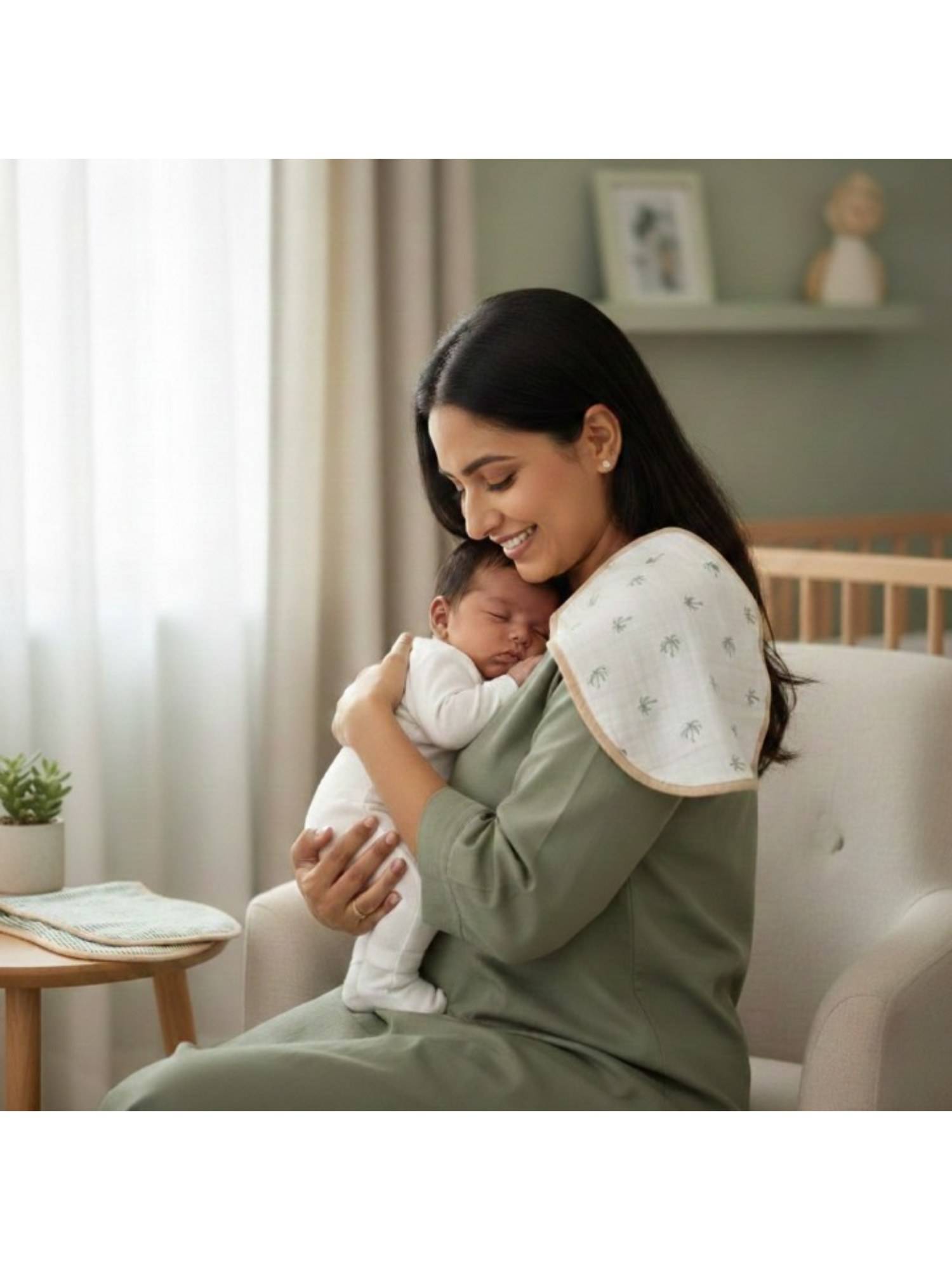 Masilo Organic Muslin Burp Cloth & Bib