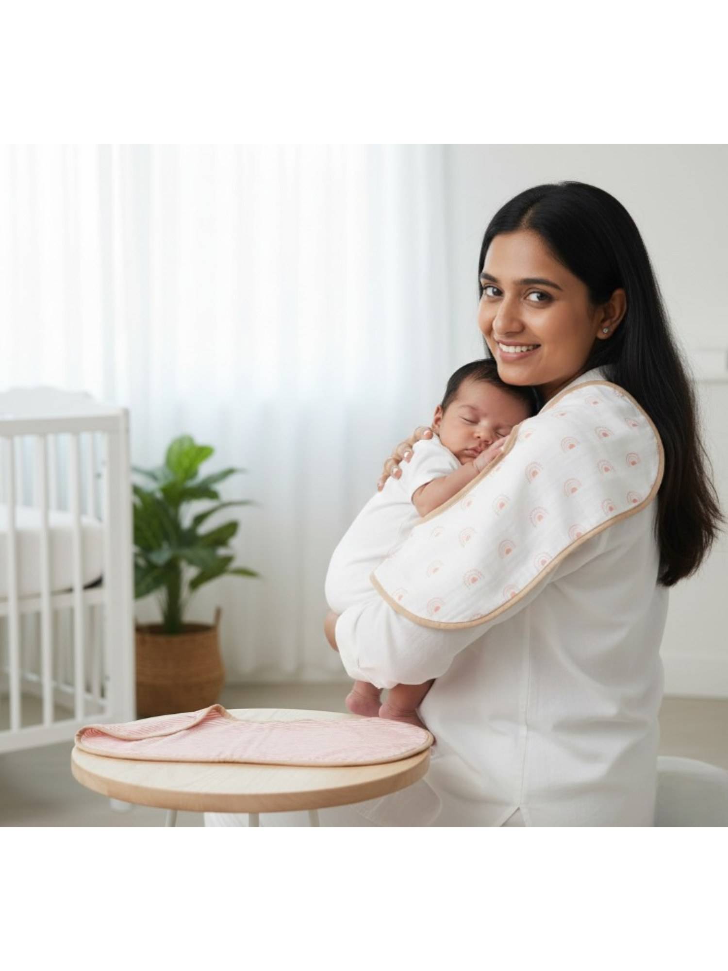 Masilo Organic Muslin Burp Cloth & Bib