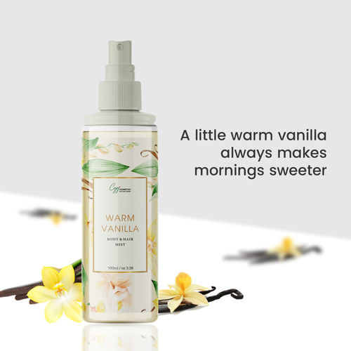 Buy CGG Cosmetics Warm Vanilla Body Hair Mist (Pack 0F Online